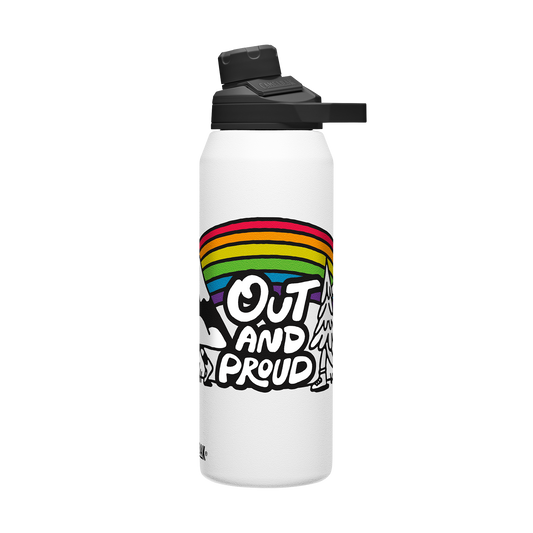 chute-mag-32-oz-water-bottle-insulated-stainless-steel-plus-cleanup-kit-pride-collection-limited-edition-m1 xhvxlhasbo